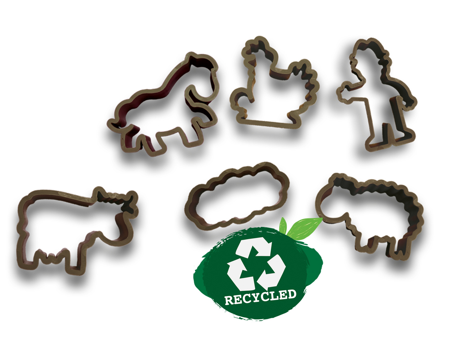 SES Creative ECO - klei uitsteekvormen - Afbeelding 2