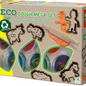 SES Creative Eco klei mega set (7x90gr met tools)