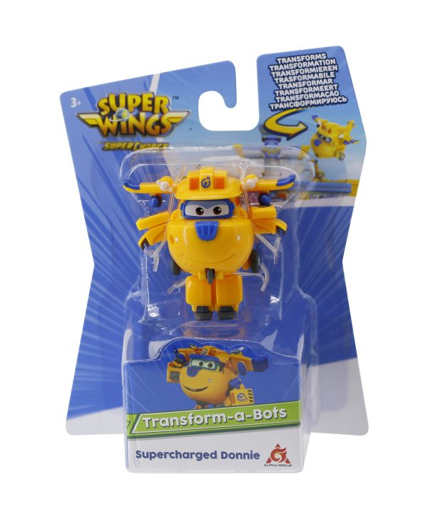 Super Wings - Transform-a-Bots - 1 exemplaar (Jett OF Donnie OF Dizzy OF Pa - Afbeelding 3