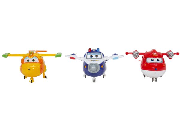 Super Wings - Transforming Supercharged Pack 12cm (3-pack) - Afbeelding 2