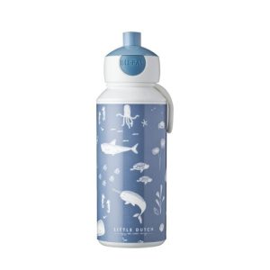 Drinkfles campus pop-up 400ml Little Dutch – Ocean