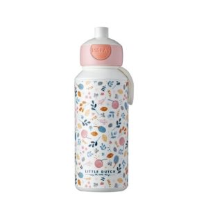 Drinkfles campus pop-up 400ml Little Dutch – Spring Flowers