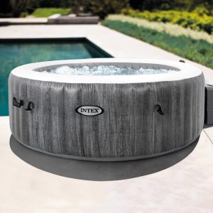 Intex PureSpa Deluxe Jacuzzi 196x71cm – GreyWood