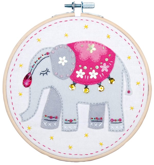 Knutselkit met vilt - Olifant