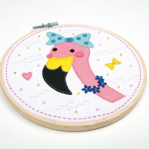 Knutselkit met vilt – Flamingo