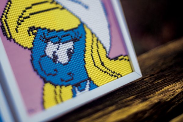 Diamond Painting Kit - De Smurfen Smurfette - Afbeelding 3