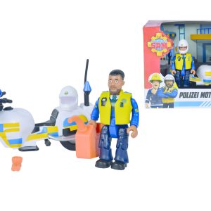 Brandweerman Sam – Police Motorbike met figuur