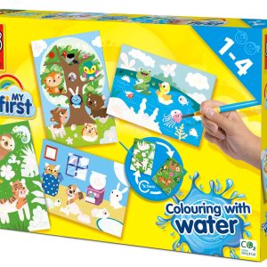 SES Creative My First – Kleuren met water – Verborgen dieren