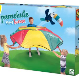 SES Creative Parachute vliegende toekan