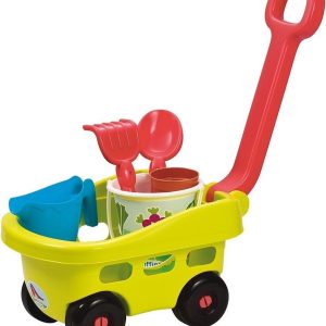 Ecoiffier Trekkar met tuinaccessoires