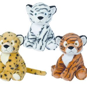 Tijger (pluche) RECYCLED, zittend – 28cm – 1 exemplaar