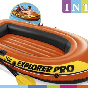 Roeiboot set EXPLORER PRO 300 (244x117x36cm) – oranje