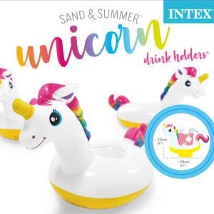 Intex drinkhouder Unicorn – 3 stuks