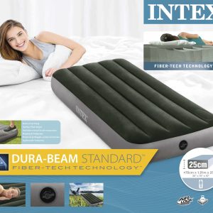 Intex Dura-beam Standard luchtbed (76 x 191 x 25cm) – groen