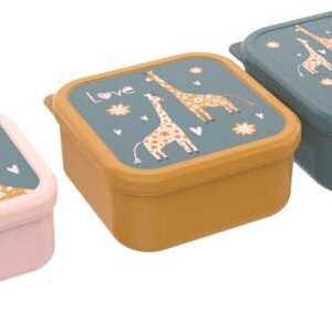 Lunch Buddies – Snackbox 3-in-1 GIRAF