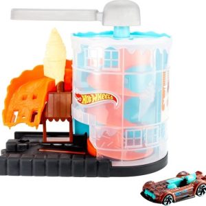 Hot Wheels City – Downtown Ice Cream Meltdown Playset
