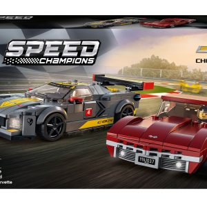 LEGO Speed Champions Chevrolet Corvette C8.R racewagen & 1968 Chevrolet – 7