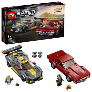 LEGO Speed Champions Chevrolet Corvette C8.R racewagen & 1968 Chevrolet – 7