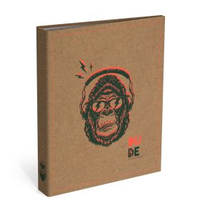 Ringband Enfant Terrible A4 met 2 ringen – Da Dude bruin