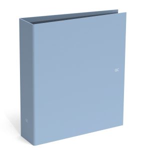 Ringband QC Colour A4 breed 8 cm – skyway blue