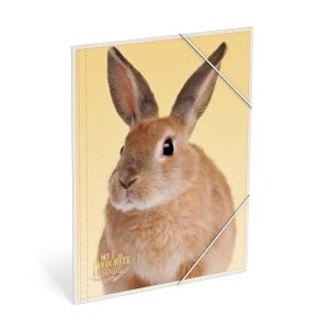 My Favourite Friends – Elastomap A4 (konijn/geel)