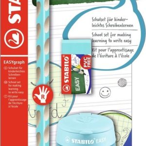 Stabilo EASYgraph School Set blauw – rechts