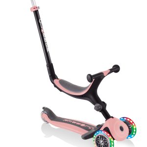 Scooter Go Up Foldable Plus Lights – Pastel roze