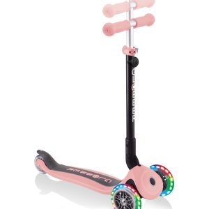 Scooter Go Up Foldable Plus Lights – Pastel roze