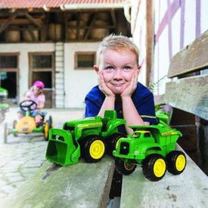 Tomy – John Deere Grote kiepwagen en tractor