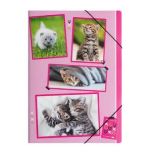 Pagna Elastomap “My best friend” PP A4 met 3 kleppen – Katten