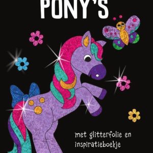 Toverfolie – Pony’s (met glitterfolie en inspiratieboekje)