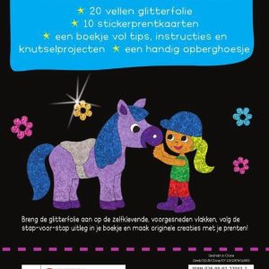 Toverfolie – Pony’s (met glitterfolie en inspiratieboekje)