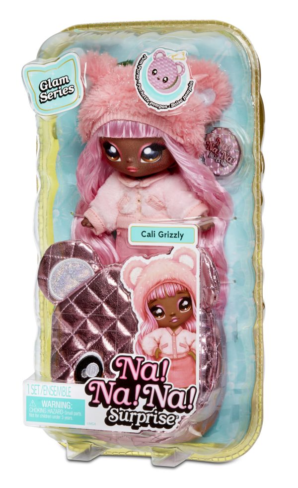 Na! Na! Na! Surprise 2-in-1 Pom Doll Glam (Series 1) - Cali Grizzly - Afbeelding 4