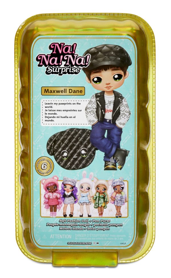 Na! Na! Na! Surprise 2-in-1 Pom Doll Glam (Series 1) - Maxwell Dane - Afbeelding 2