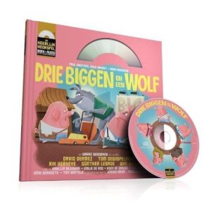 Heerlijke hoorspel – Drie biggen en een wolf (boek+CD)