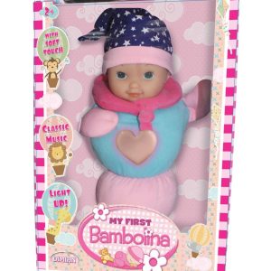 My First Bambolina Babypop (30cm) Soft met licht en muziek (assorti)