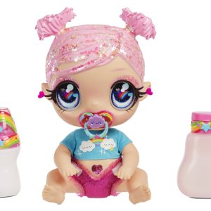 Glitter Babyz Doll Pink – Rainbow