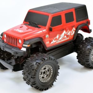 R/C Jeep Wrangler Rubicon Sahara (1:22) – 1 exemplaar rood of geel