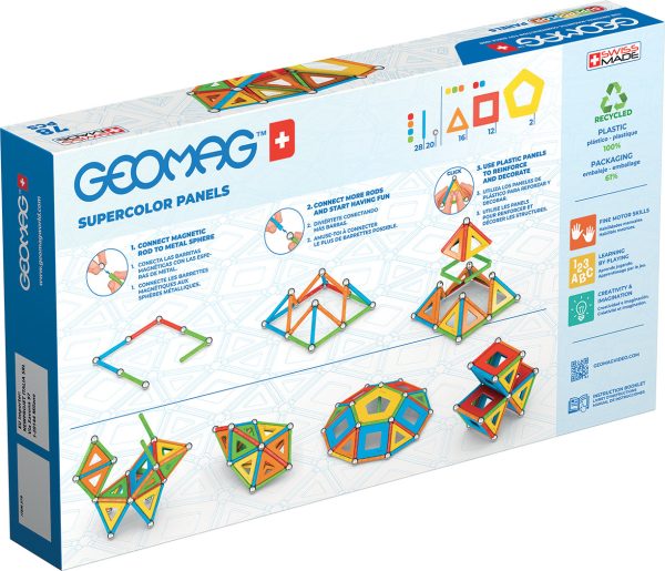 Geomag Supercolor Recycled - 78stuks - Afbeelding 2