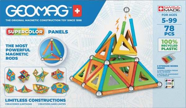 Geomag Supercolor Recycled - 78stuks - Afbeelding 3