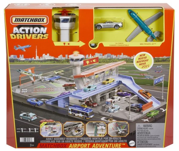 Matchbox Action Drivers - Luchthaven Speelset