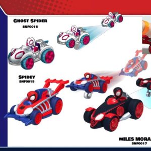 Marvel Spidey and His Amazing Friends – Spidey Pull back voertuig – 1 exemp