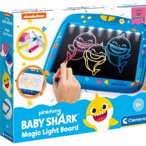 Baby Shark – Magnetisch bord met licht