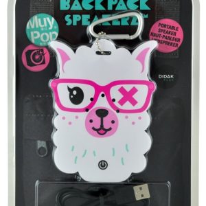 Muy Pop Backpack Speaker – Llama