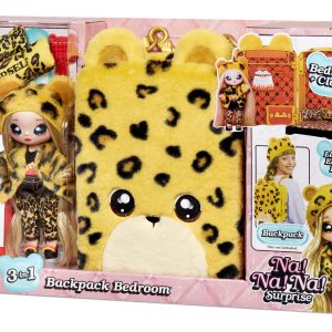 Na! Na! Na! Surprise 3-in-1 Backpack Bedroom Playset – Jennel Jaguar