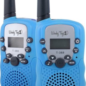 Walkie Talkie Set – Zwart/Blauw/Legergroen/Roze – 1 exemplaar