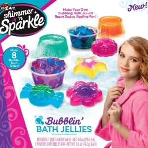 Shimmer ‘n Sparkle – Make Your Own Bubblin’ Bath Jellies