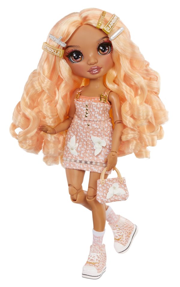 Rainbow High Core Fashion Doll - Georgia Bloom (perzik) - Afbeelding 4