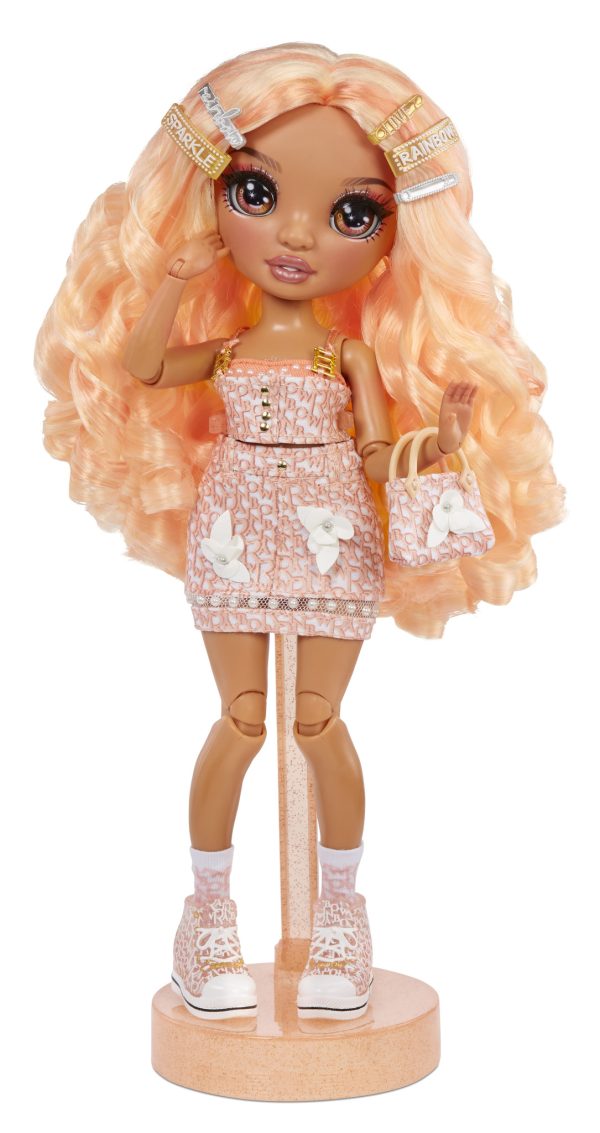 Rainbow High Core Fashion Doll - Georgia Bloom (perzik) - Afbeelding 5