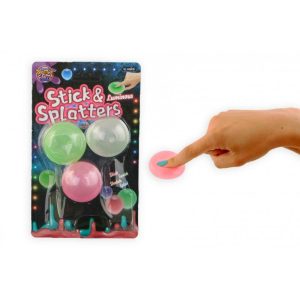 Magic Fidget – Sticky Balls (Glow-in-the-Dark) – 3stuks